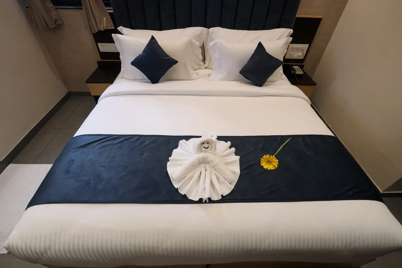 Classic room accommodation at Radiant Vista hotel in Hubballi